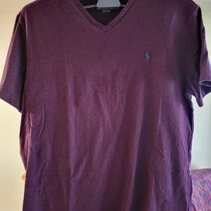 Ralph Lauren Polo Maroon Tee Shirt Large